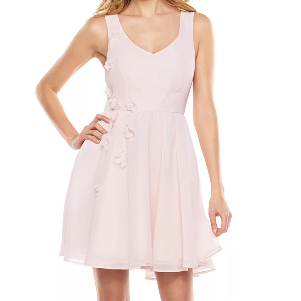 Disney's Cinderella by LC Lauren Conrad Heavenly Pink Mesh-Back Dress Women's 12